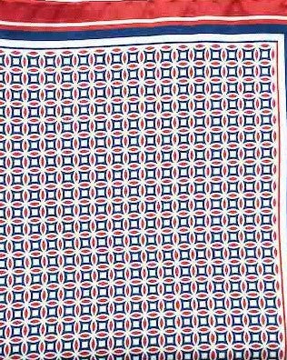 Pini Red Silk Pocket Square - Men's Pocket Squares at Menzclub
