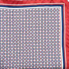 Pini Red Silk Pocket Square - Men's Pocket Squares at Menzclub