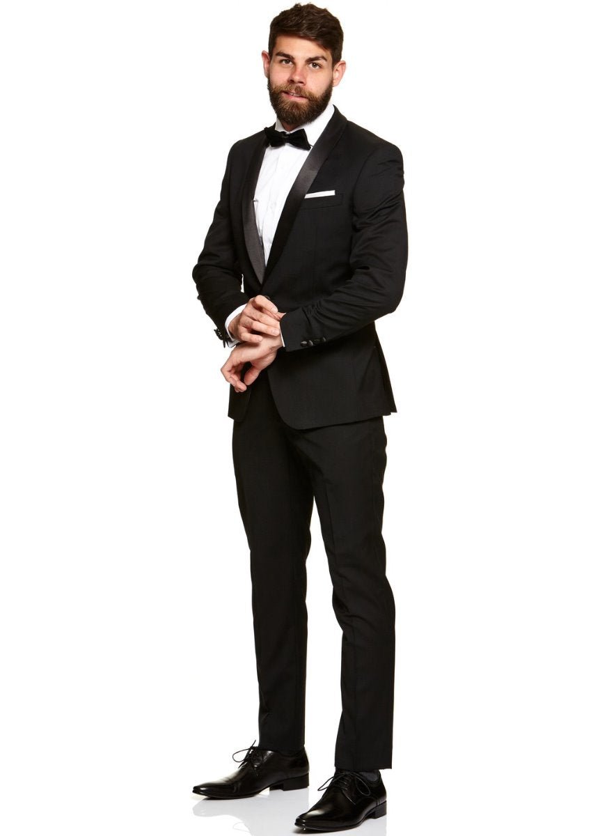 Santiago Black Dinner Suit - Men's Suits & Tuxedos at Menzclub
