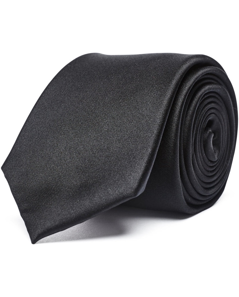 Solid Silk Tie - Men's Ties at Menzclub