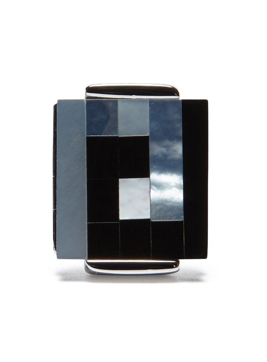 Square MOP Cufflinks - Men's Cufflinks at Menzclub