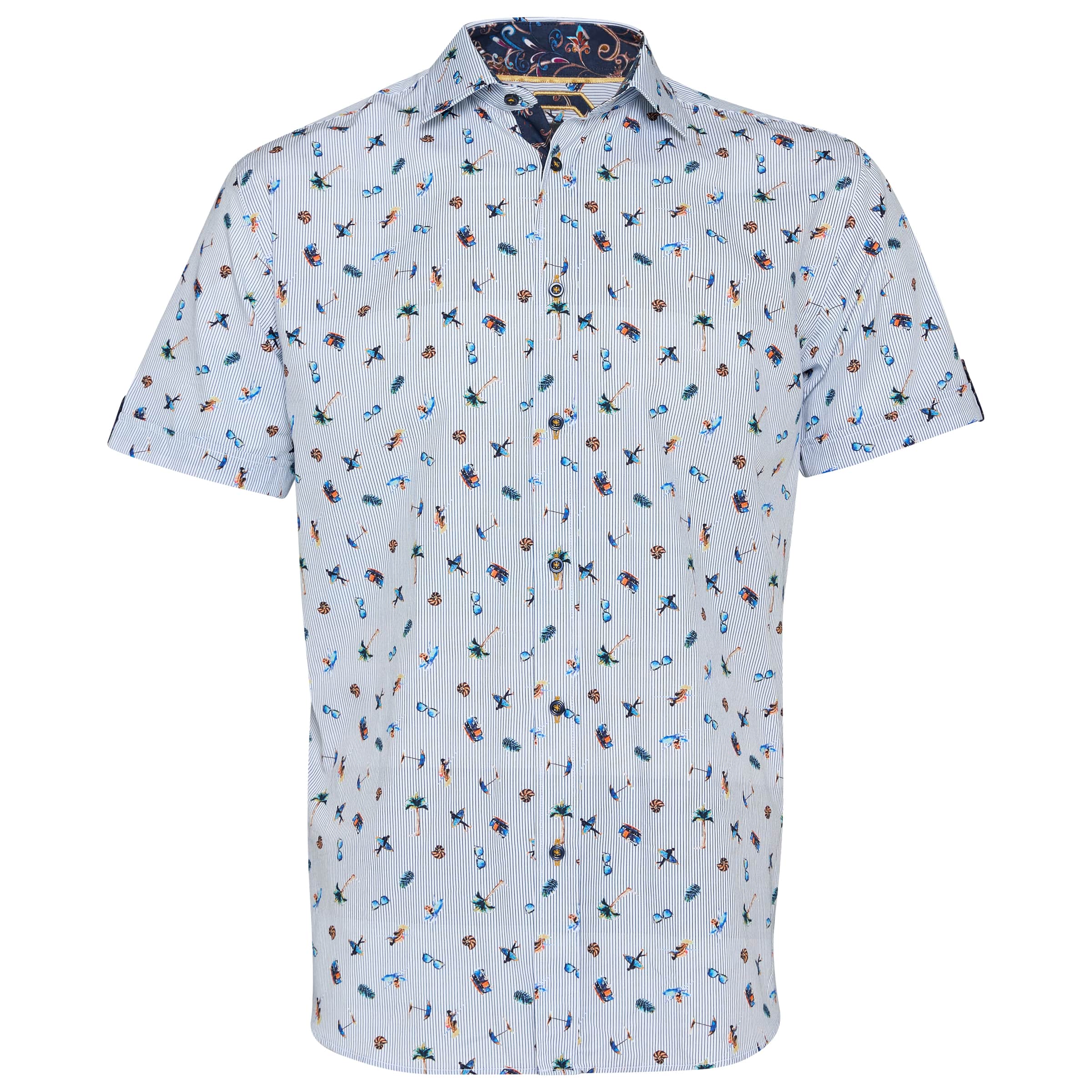 Surf S/S Shirt - Men's Short Sleeve Shirts at Menzclub