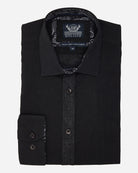 Pogba Black Linen Shirt - Men's Casual Shirts at Menzclub