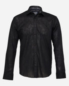 Pogba Black Linen Shirt - Men's Casual Shirts at Menzclub