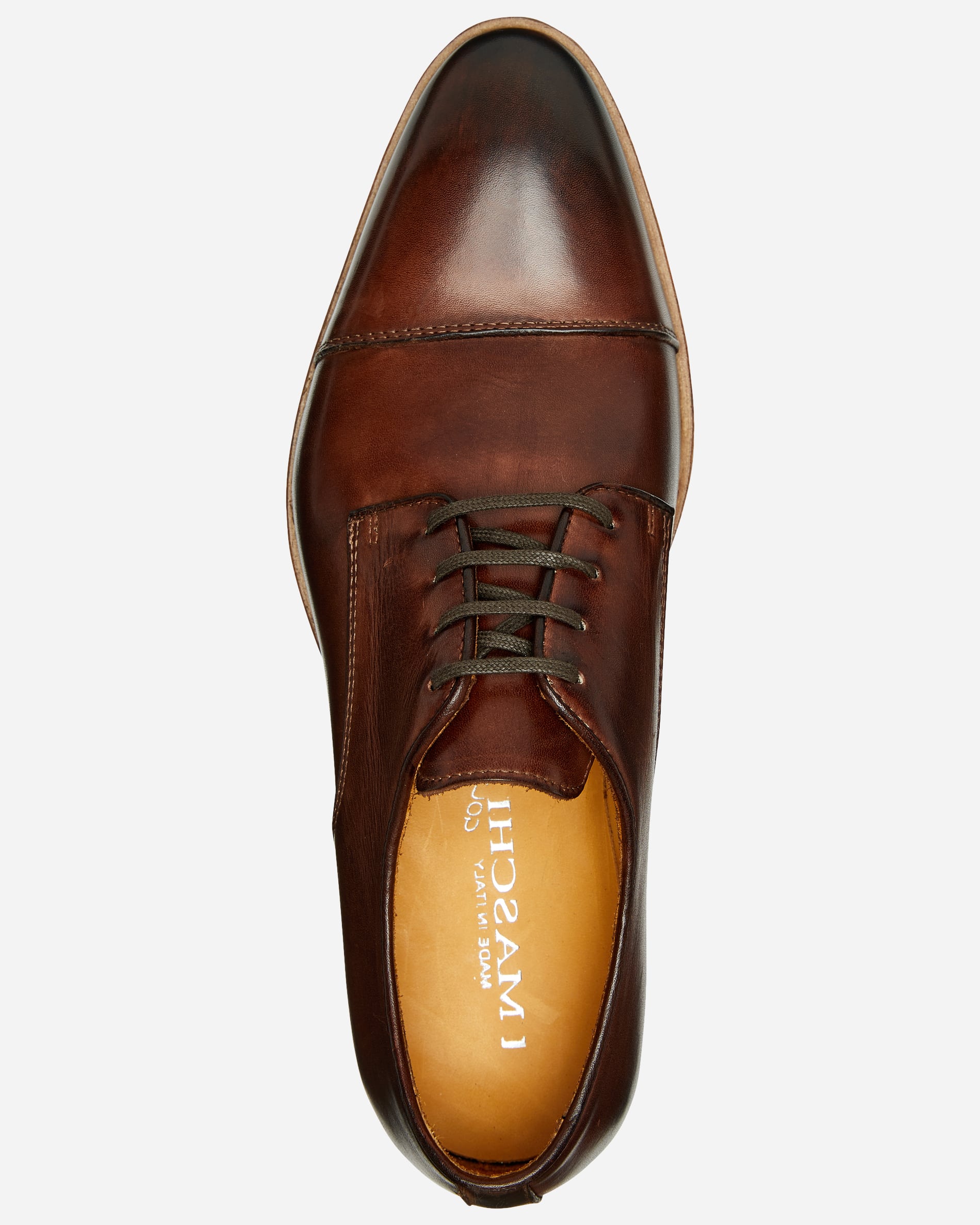 I Maschi Toe Cap Derby Lace Up - Men's Shoes at Menzclub
