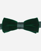 Green Velvet Slim Bow Tie - Men's Bow Ties at Menzclub