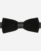 Black Velvet Slim Bow Tie - Men's Bow Ties at Menzclub