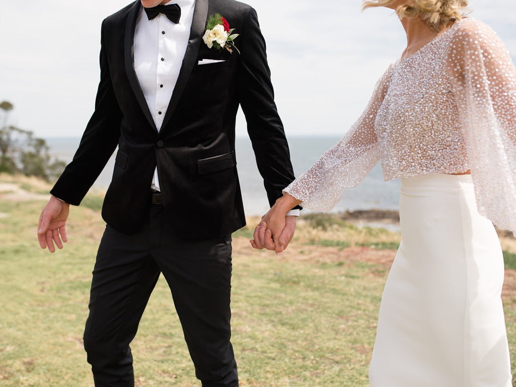 Caitlin & Frank's Wedding | Shop Men's Wedding Suits 