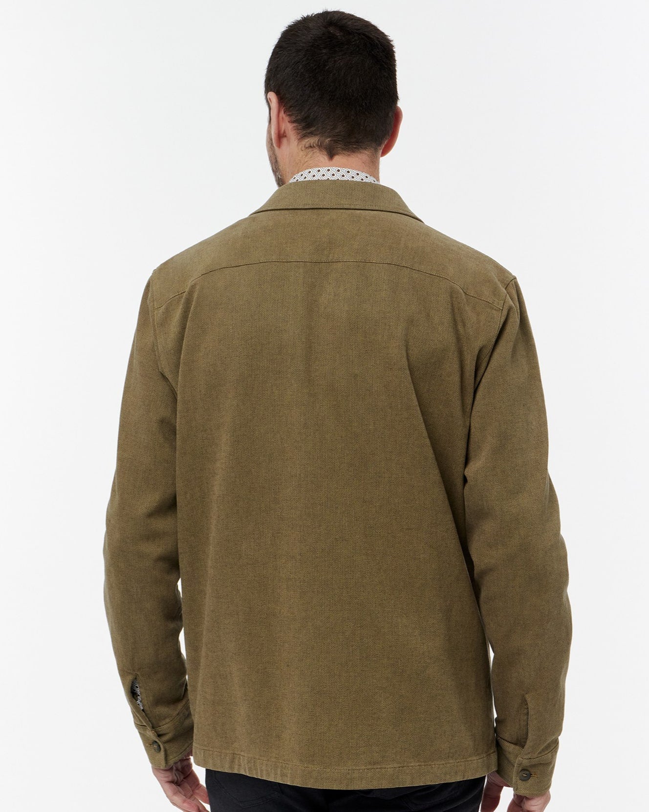 Cotton Micro - Design Overshirt - Men's Casual Jacket at Menzclub