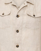 FYL'N Linen Overshirt - Men's Casual Jacket at Menzclub