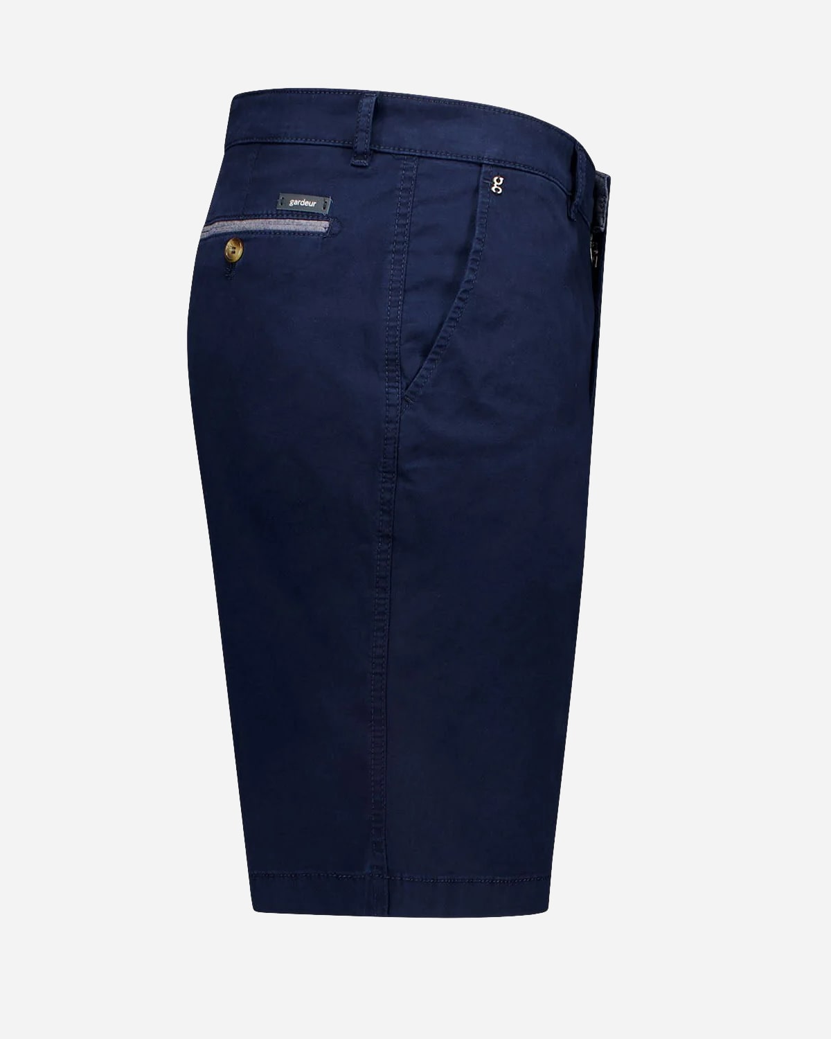 Gardeur Navy Jasper Short - Men's Shorts at Menzclub