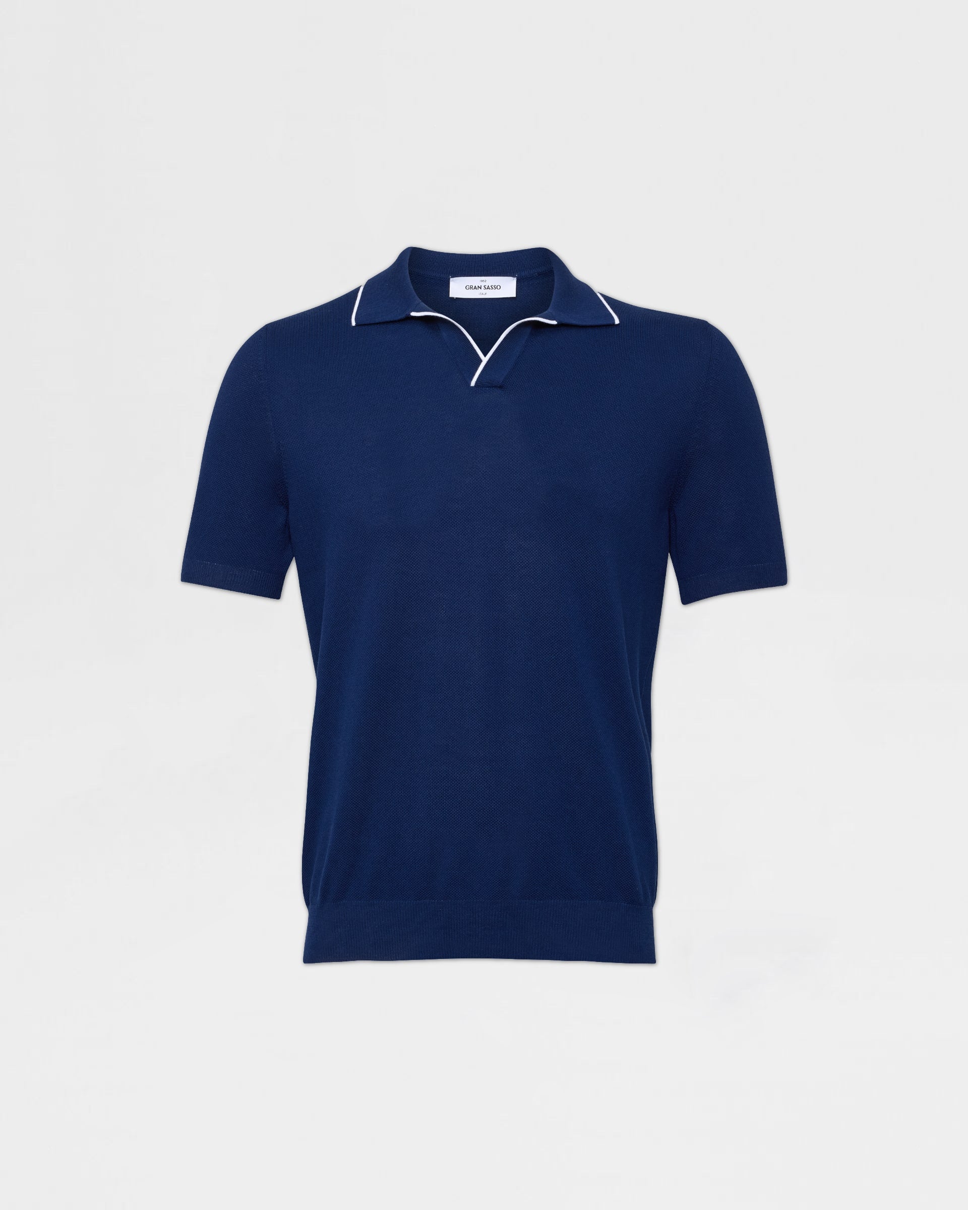 Knitted Tennis Polo - Men's Polo Shirts at Menzclub