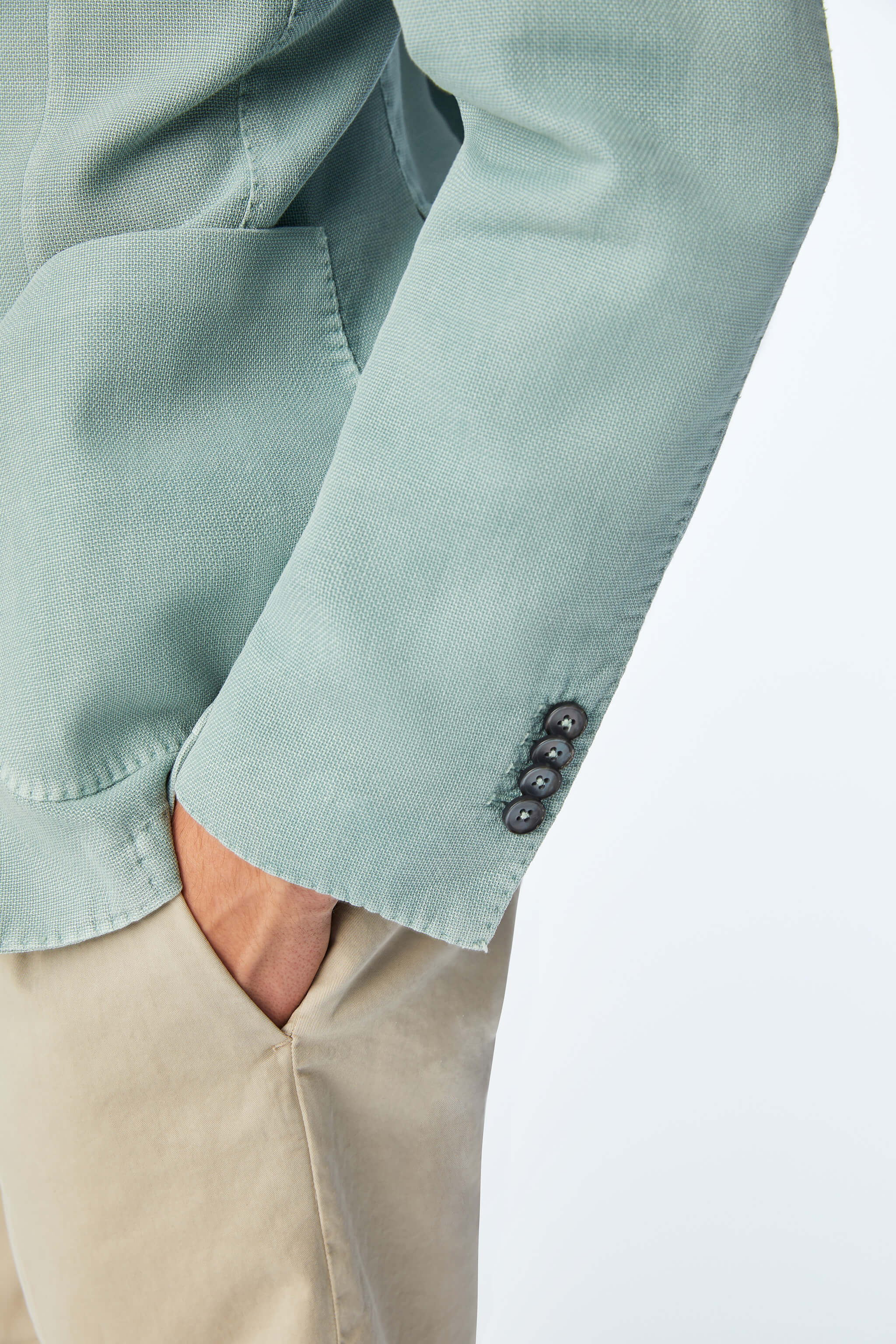 Garment - dyed Jack Jacket - Men's Blazers at Menzclub