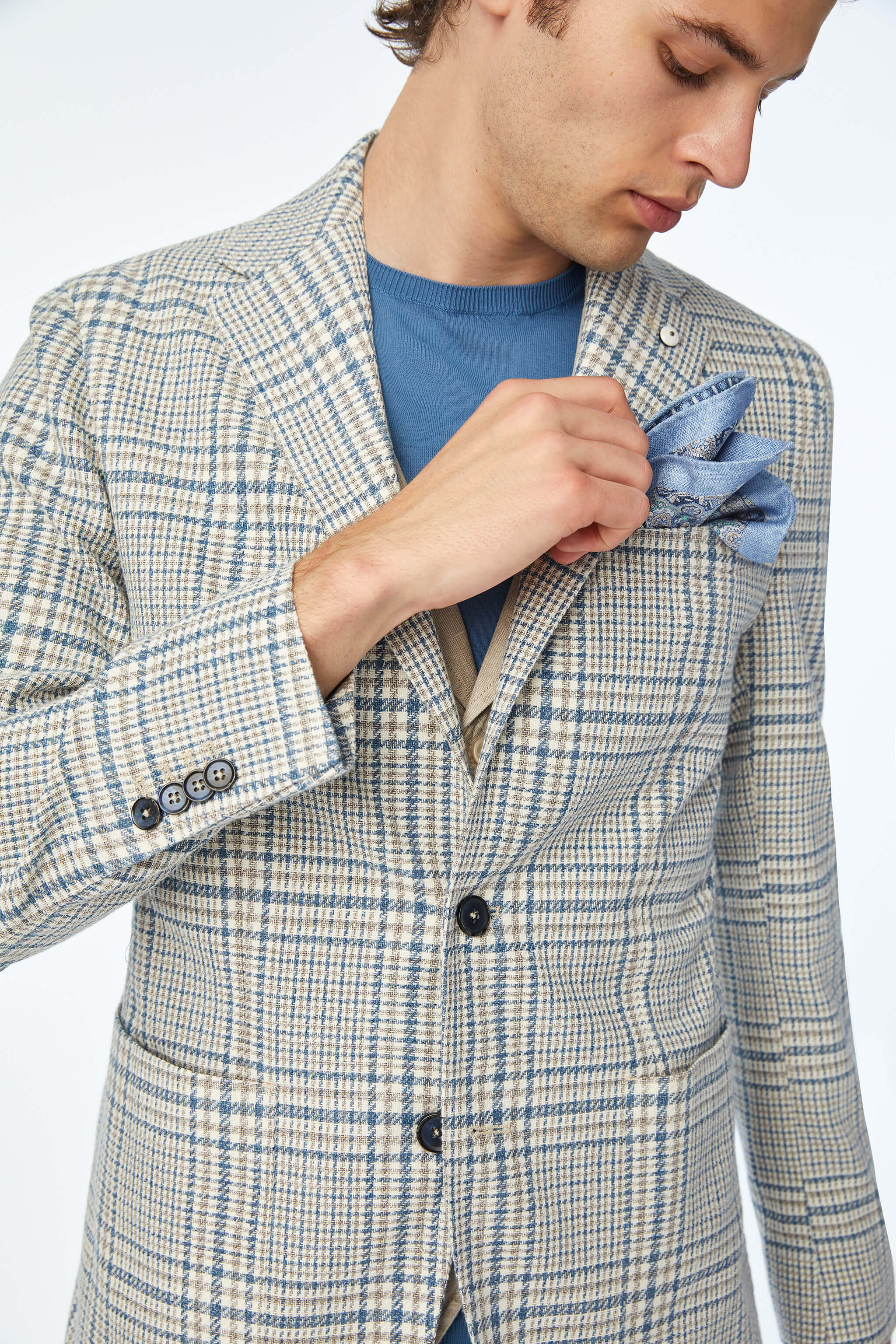 Garment - washed Jacket - Men's Blazers at Menzclub