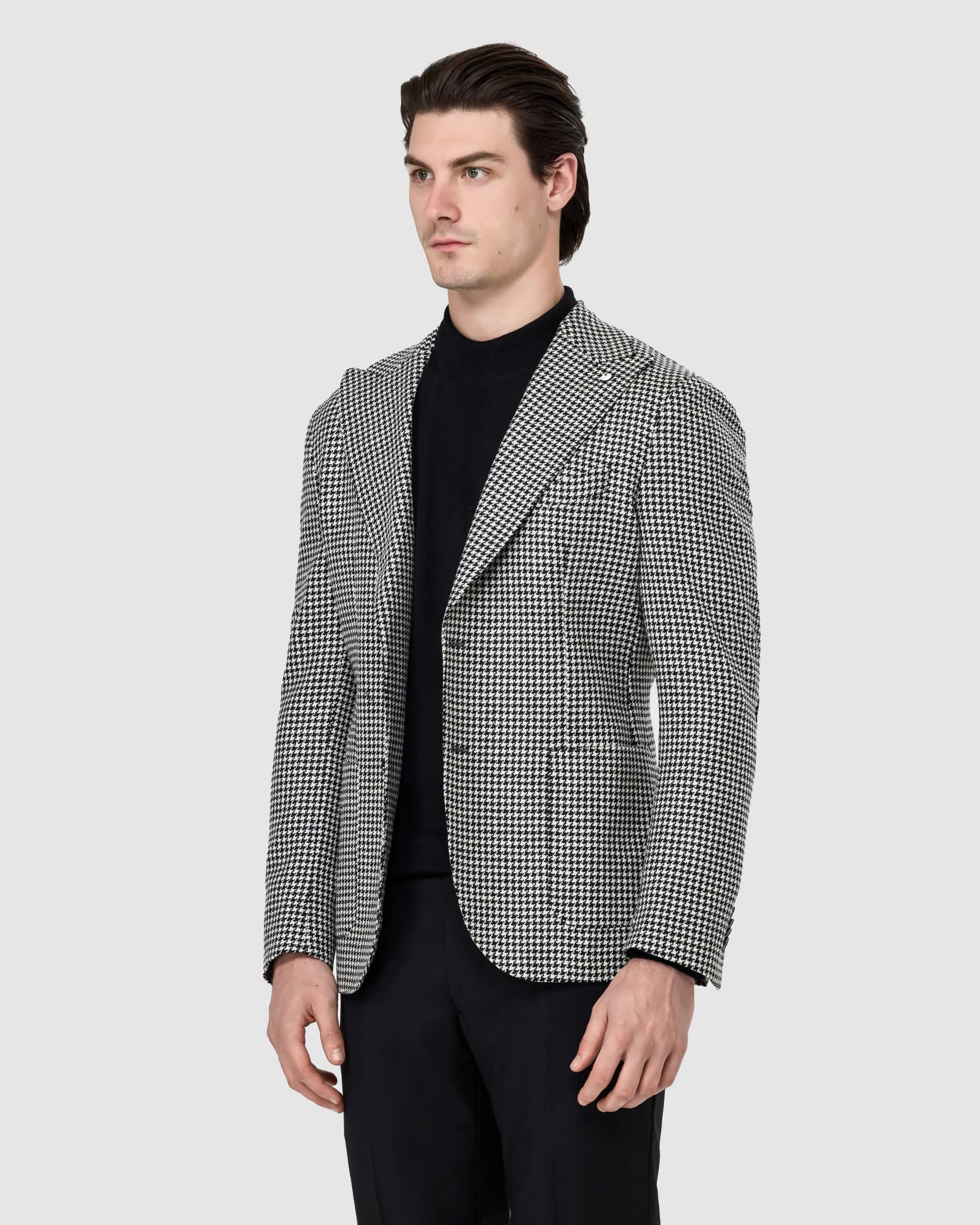 L.B.M Steve Houndstooth Jacket - Men's Blazers at Menzclub