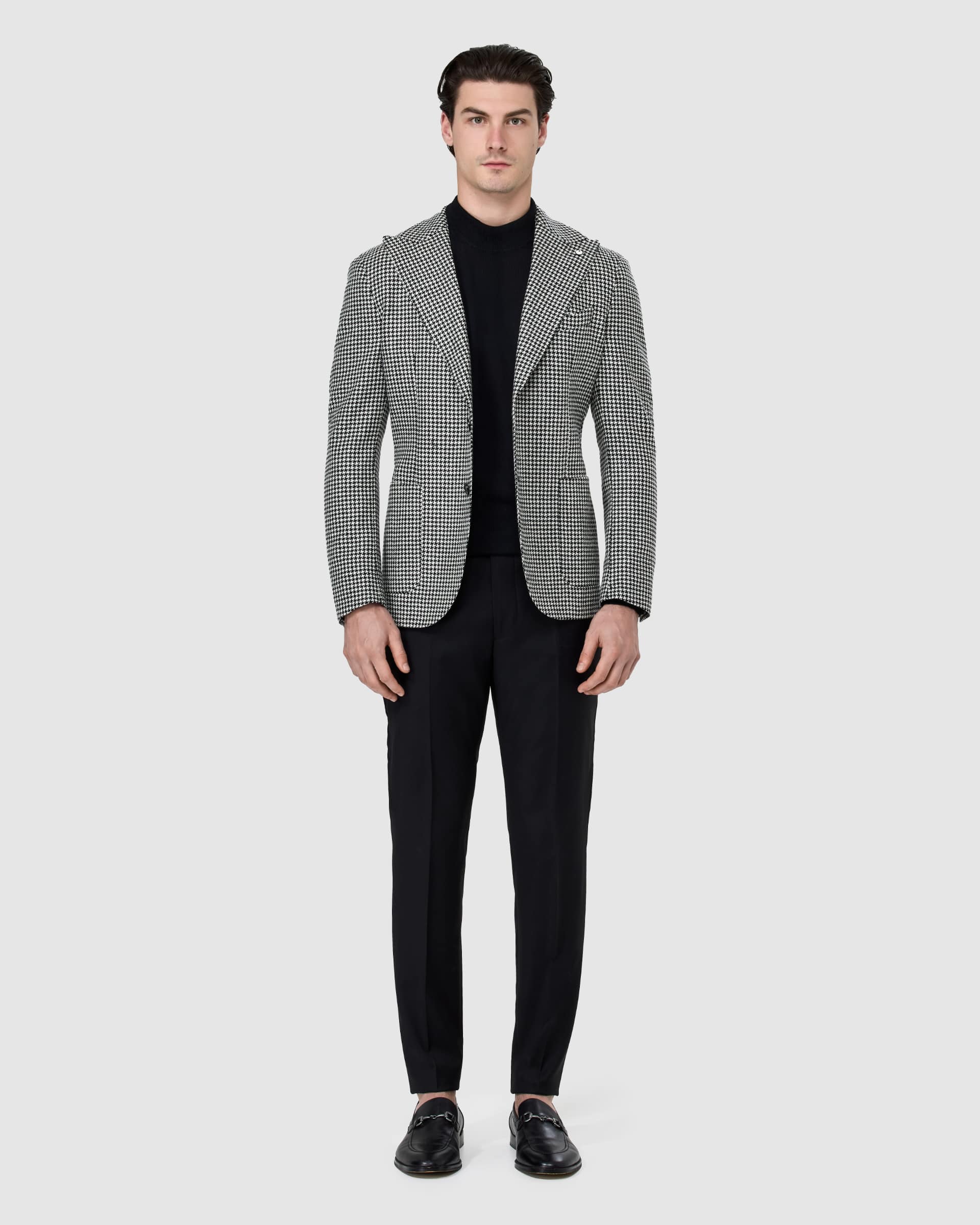 L.B.M Steve Houndstooth Jacket - Men's Blazers at Menzclub