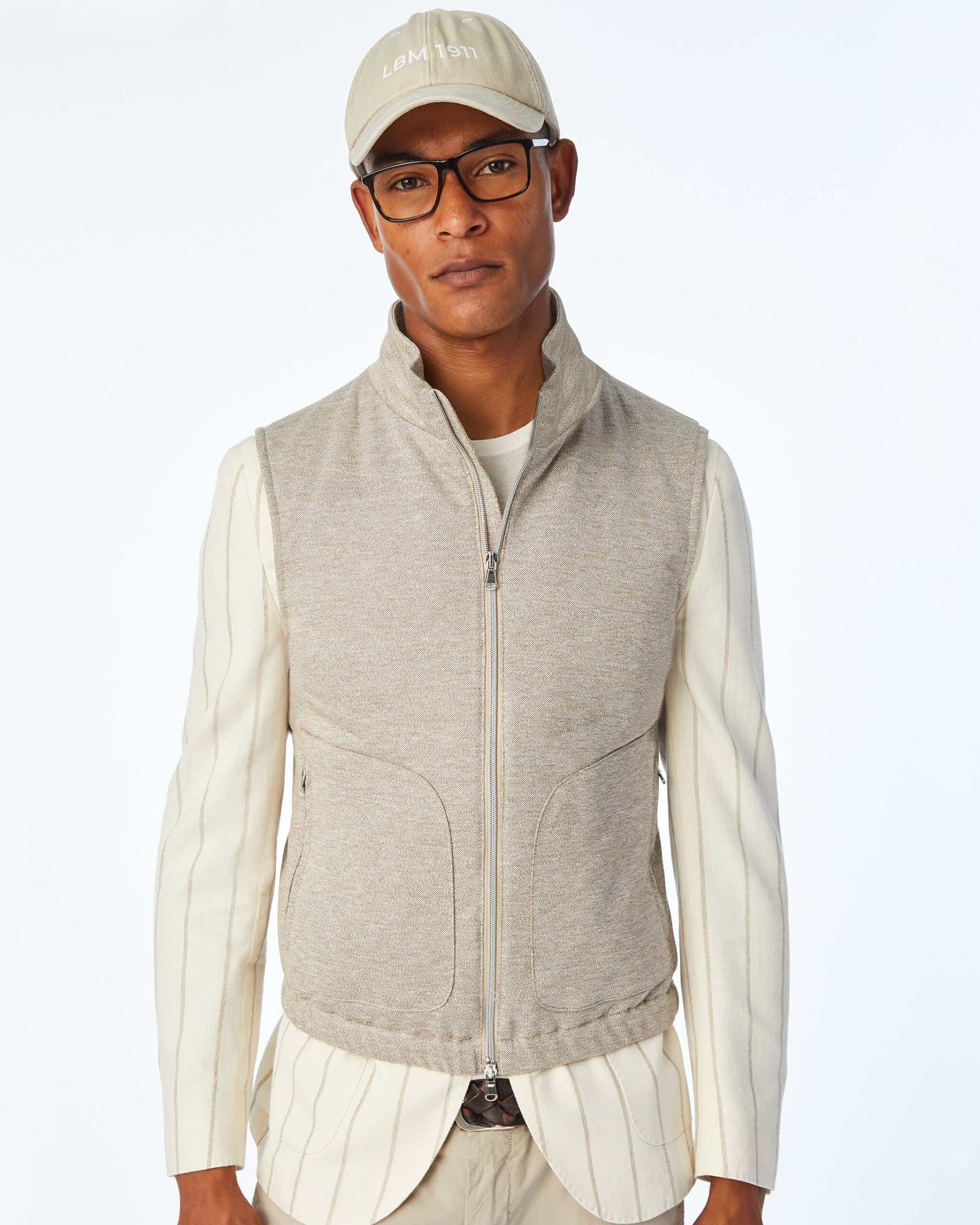 Padded Jersey Vest - Men's Gilet at Menzclub