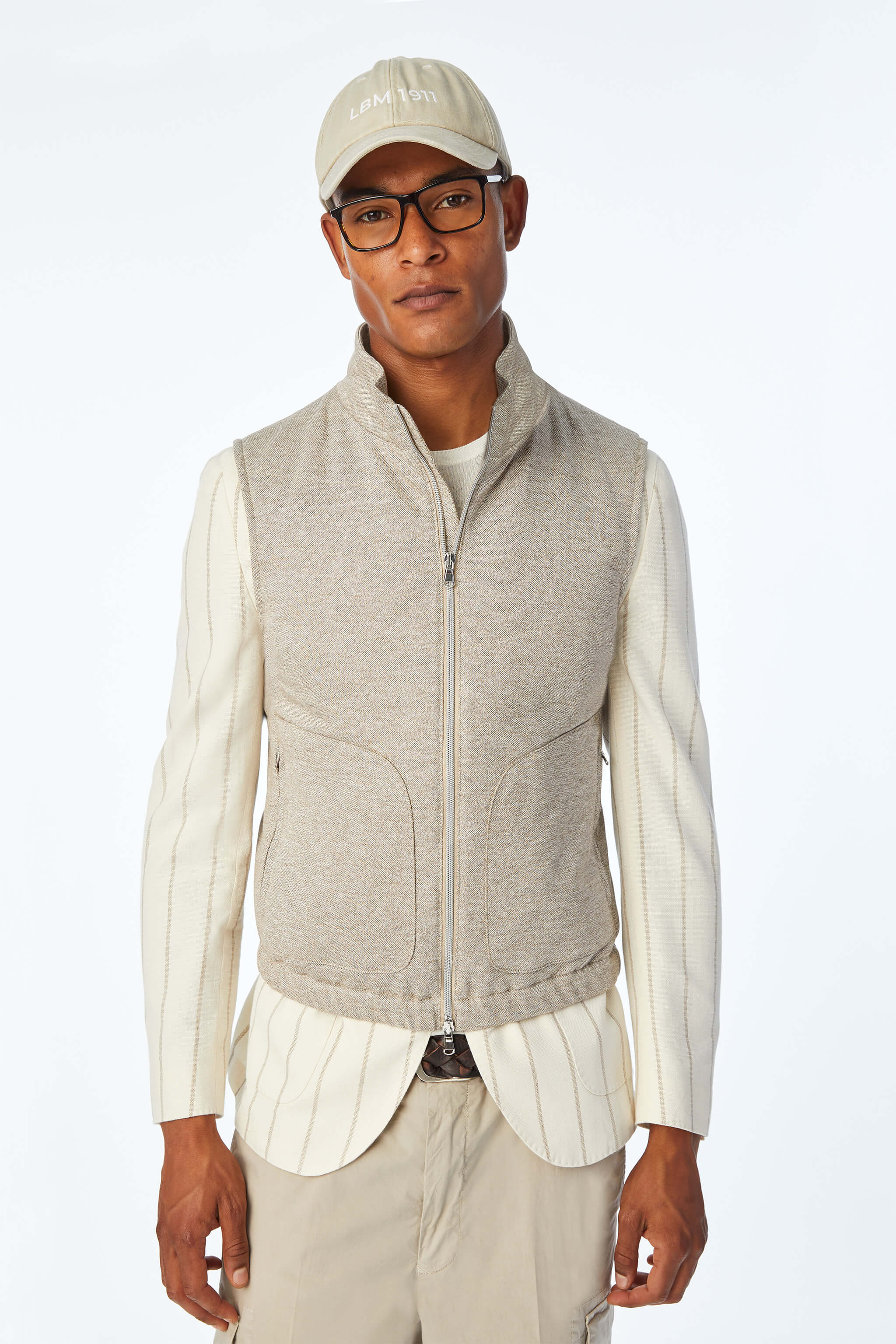 Padded Jersey Vest - Men's Gilet at Menzclub