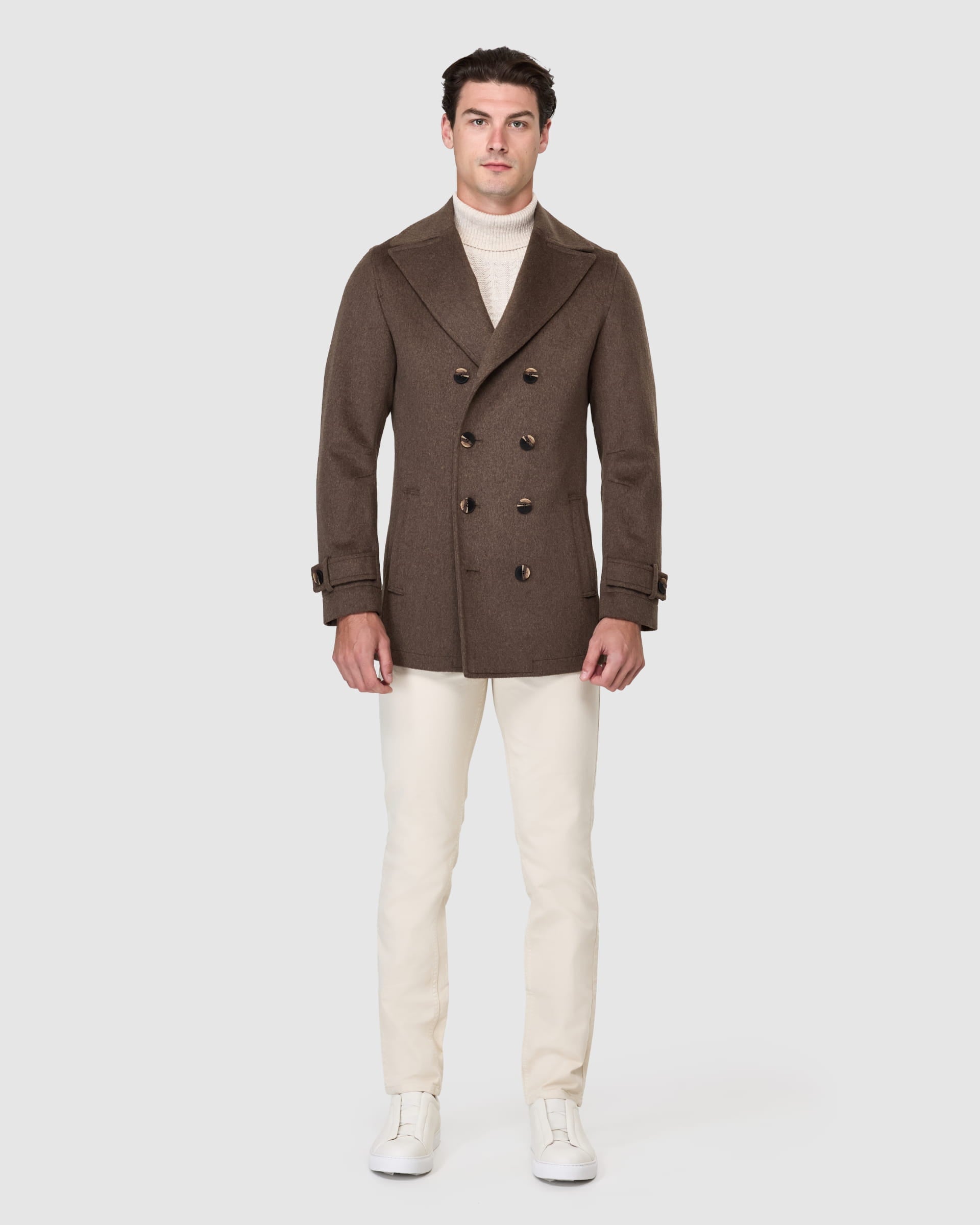 Charles Pea Coat - Men's Coats at Menzclub