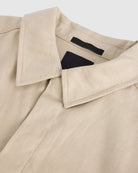 Chest Pocket Linen Overshirt - Men's Casual Jacket at Menzclub
