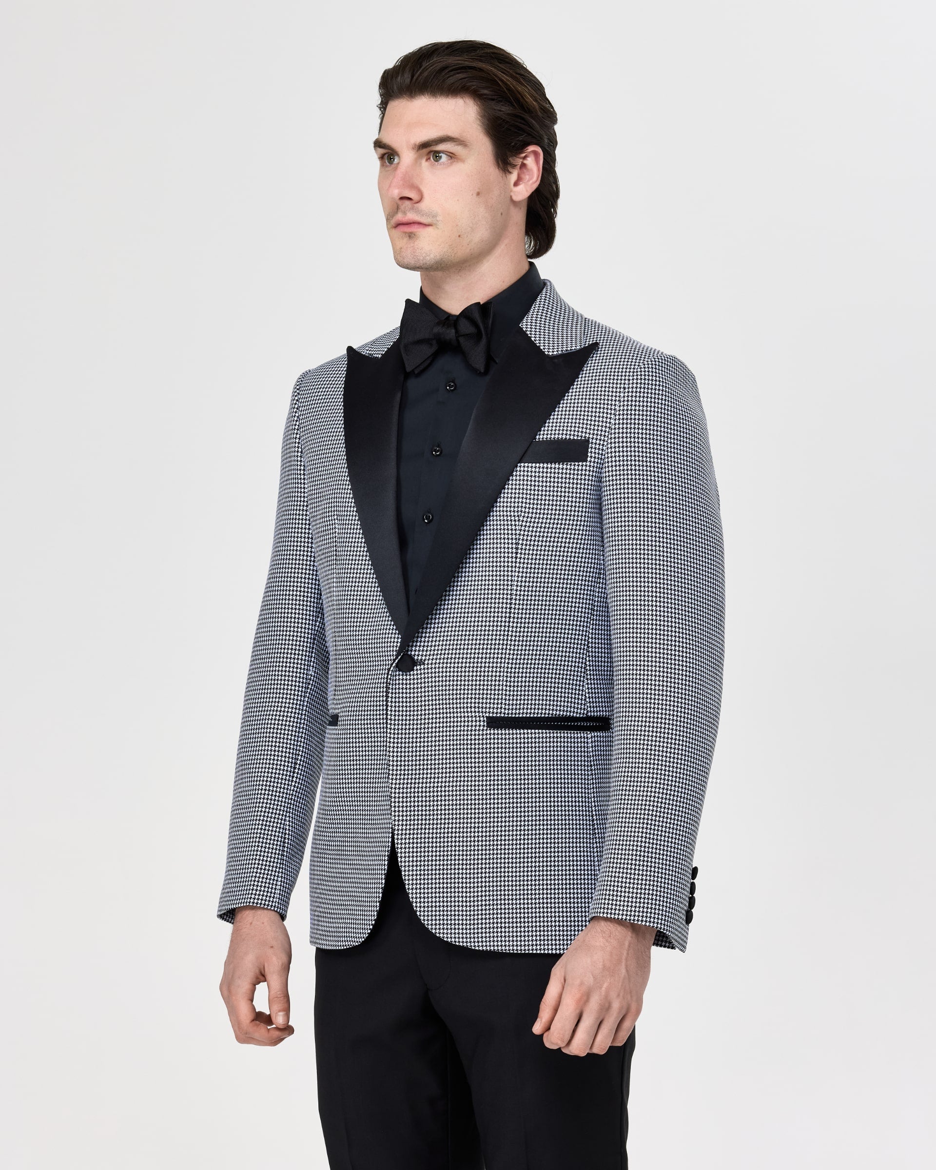 Houndstooth Tuxedo Jacket - Men's Tuxedos at Menzclub