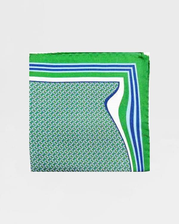 Printed Pocket Square - Men's Pocket Squares at Menzclub