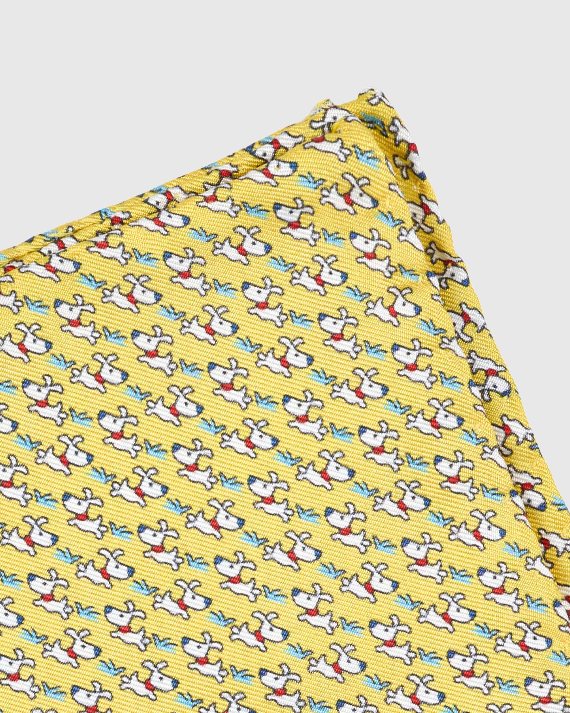 Puppy Pocket Square - Men's Pocket Squares at Menzclub