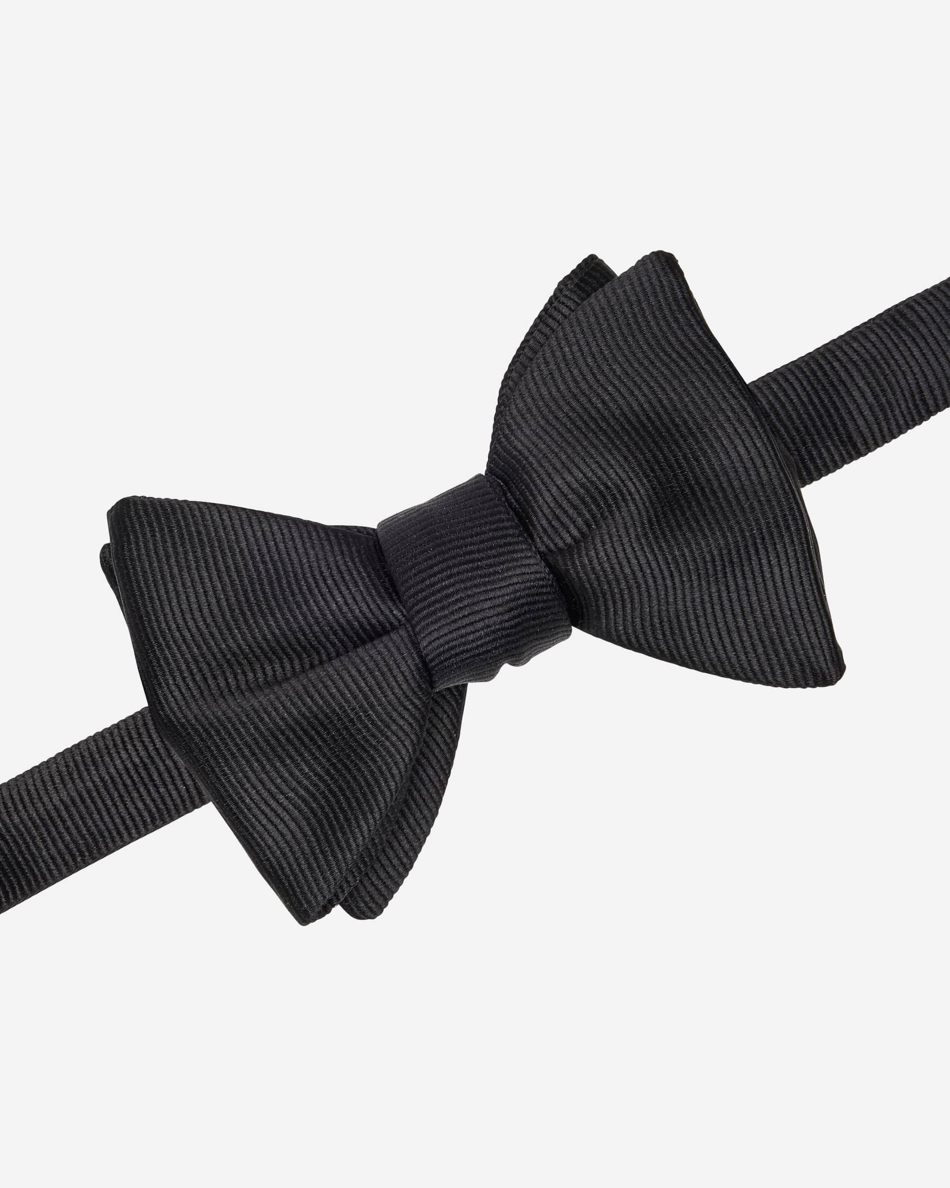 Ribbed Jumbo Evening Bow Tie - Men's Bow Ties at Menzclub