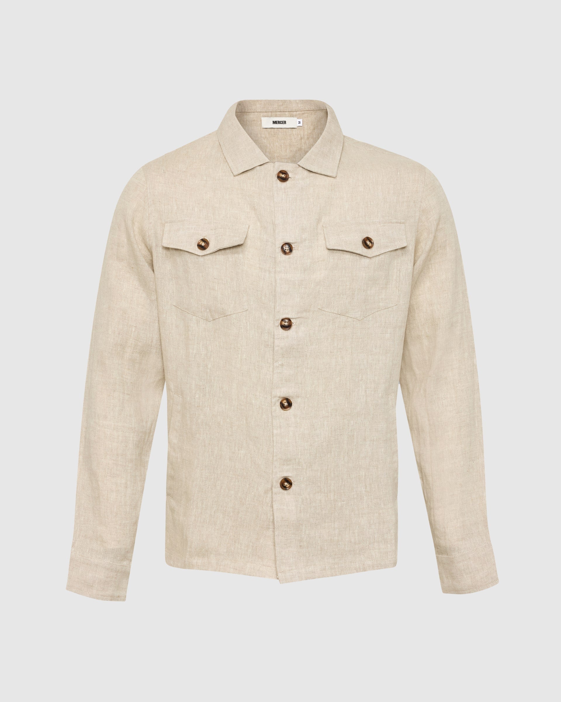 BROADWAY Overshirt - Linen - Men's Casual Jacket at Menzclub