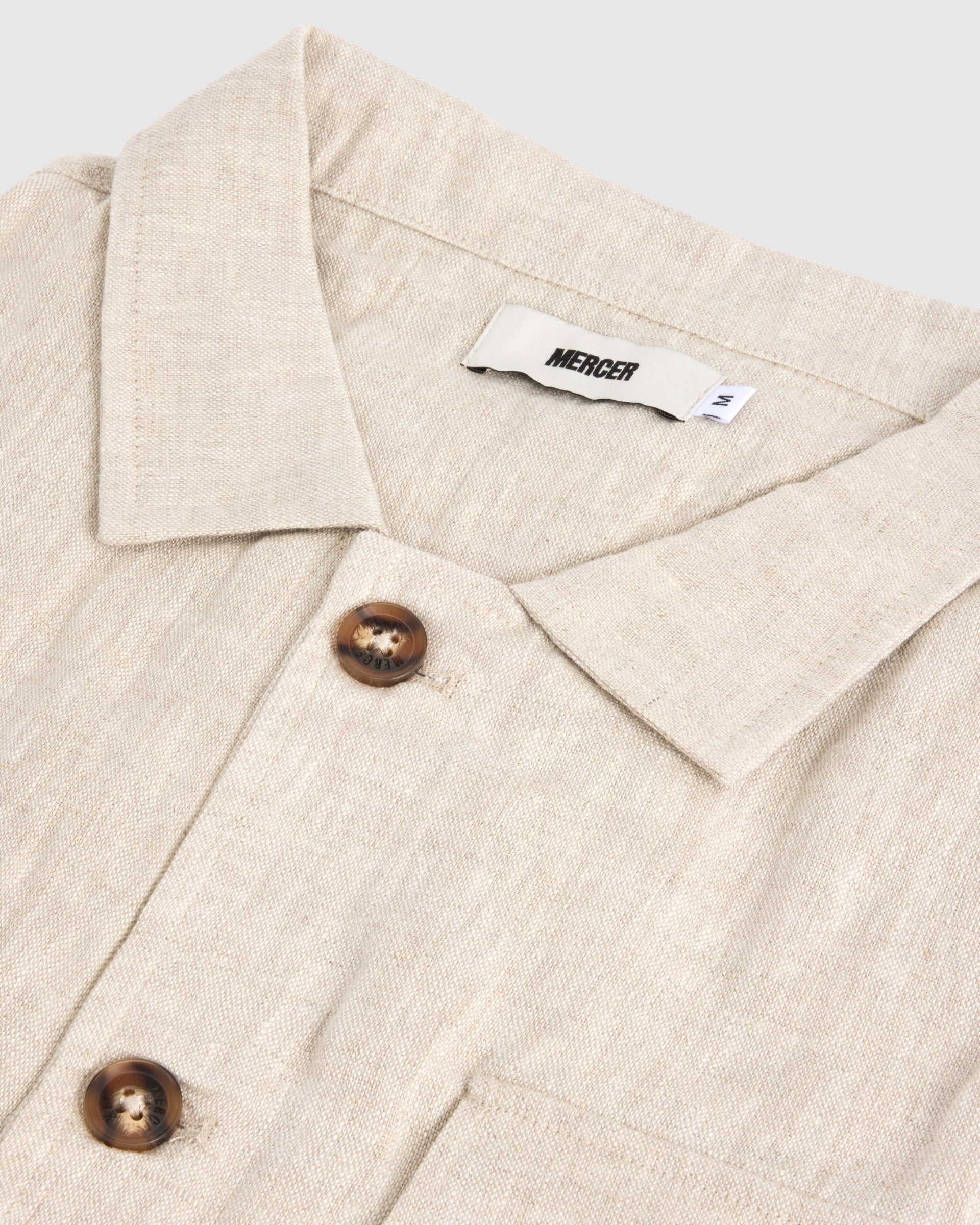 BROADWAY Overshirt - Linen - Men's Casual Jacket at Menzclub