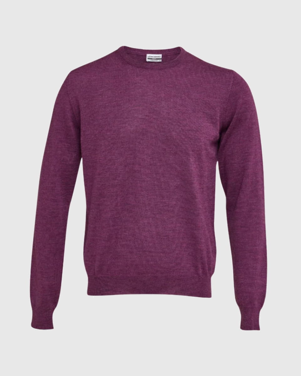 Merino Wool Crew - Men's Knitwear at Menzclub