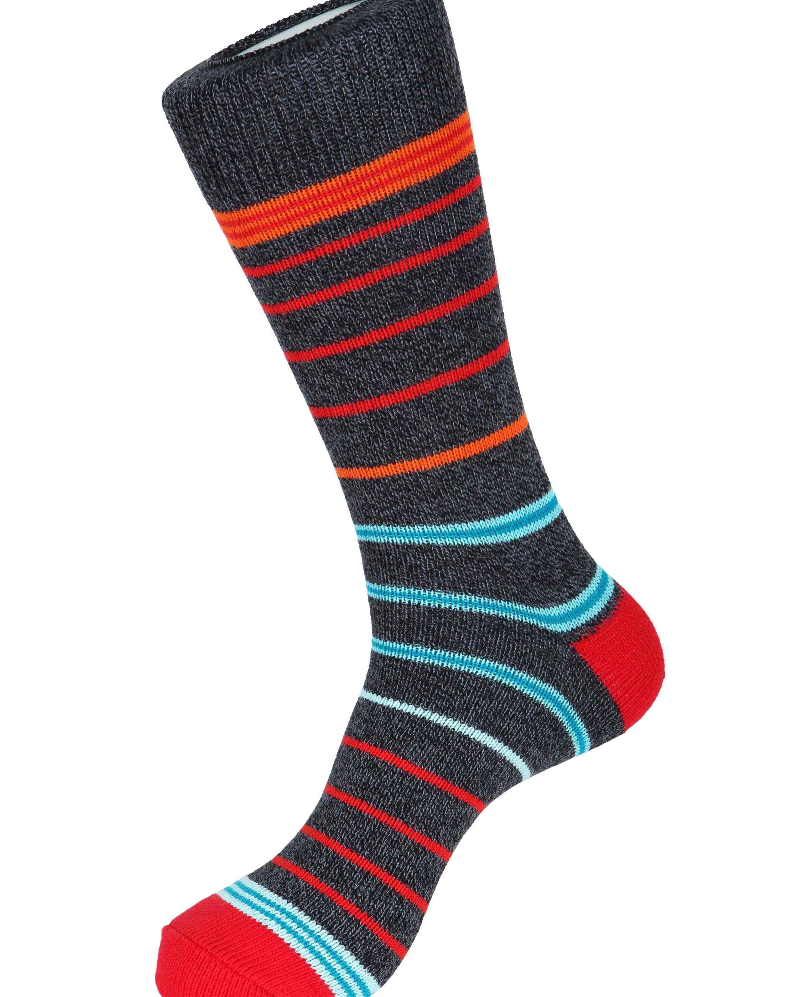 Candy Stripe Boot Socks - Men's Socks at Menzclub