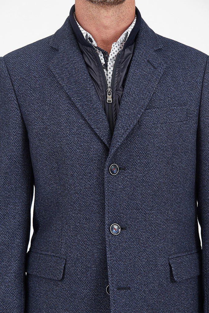 Slim Fit Coat with Removable Gilet - Buy Men's Coats online at Menzclub