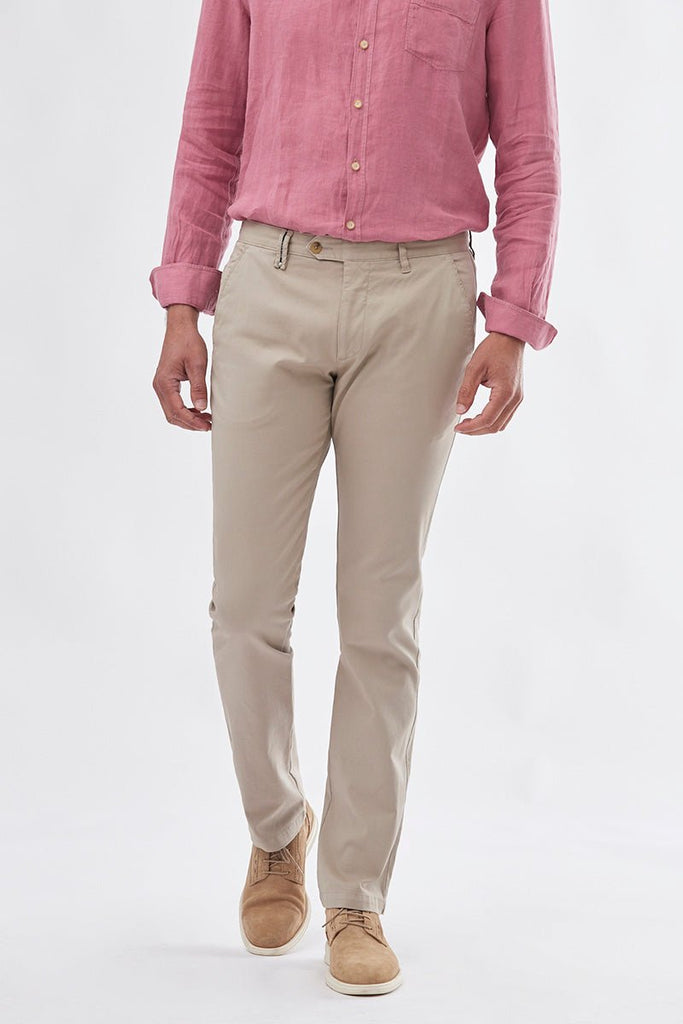 Sport Chino Trouser with Textured Weave - Buy Men's Pants online at Menzclub