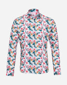 Jimmy Fox Printed Linen Shirt - Men's Casual Shirts at Menzclub