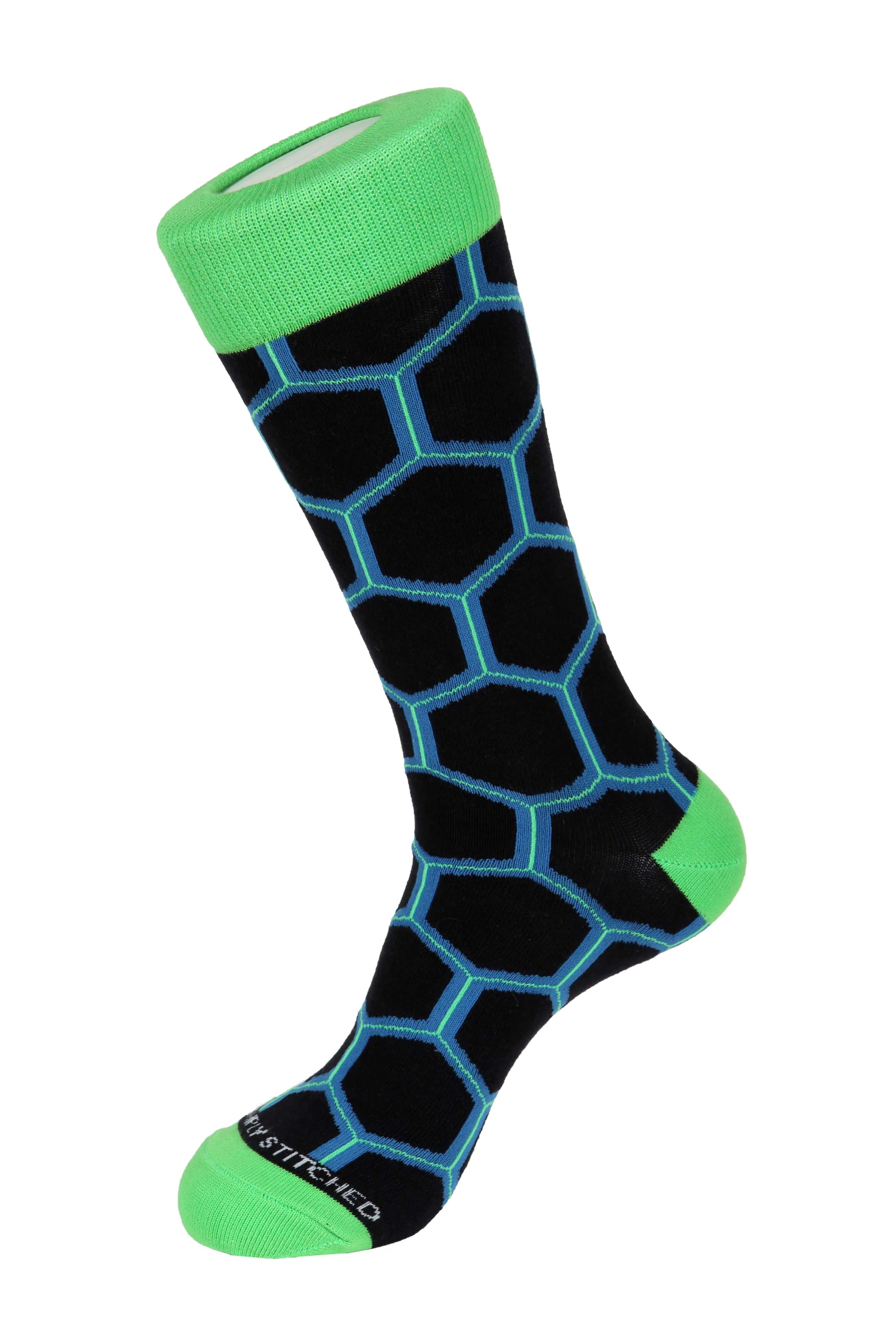 Large Honeycomb Socks - Men's Socks at Menzclub