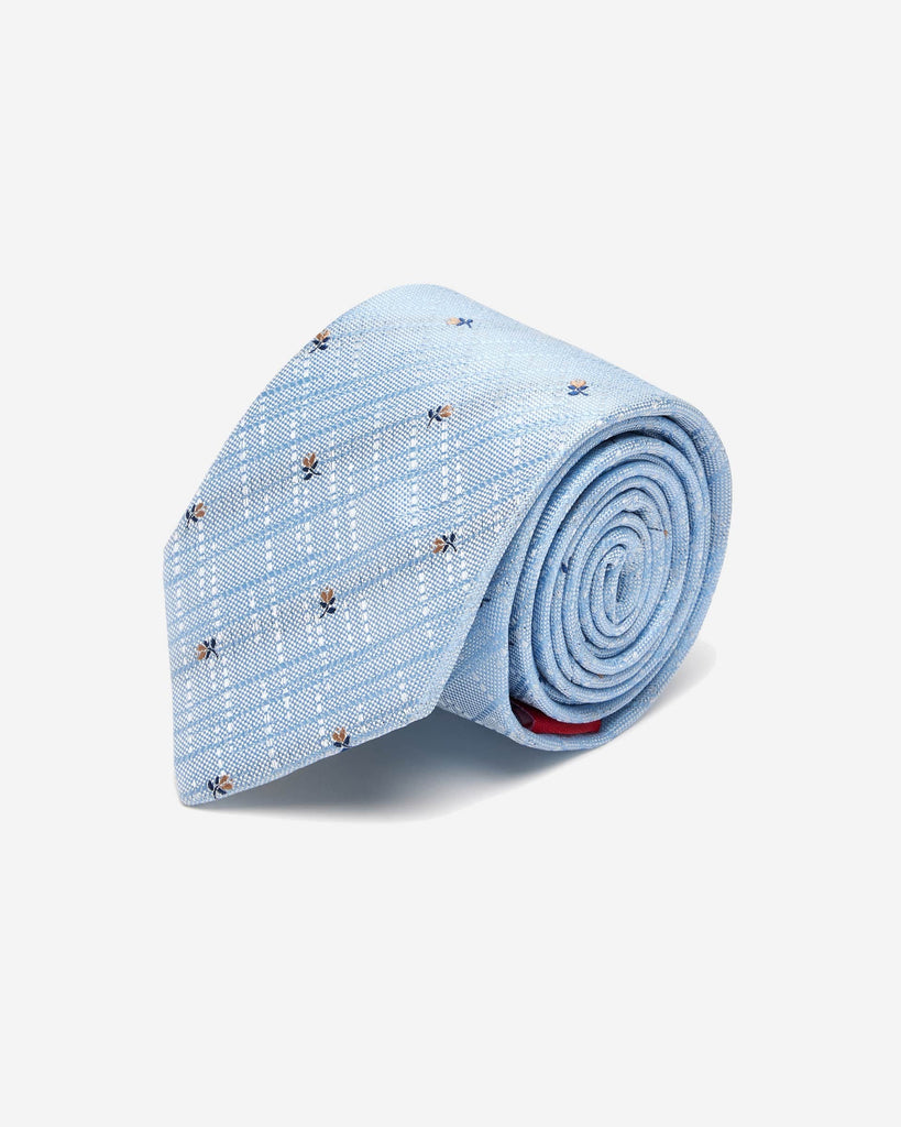 Blue Rose Silk Tie - Buy Men's Ties online at Menzclub