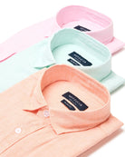 Cotton Linen Shirt - Men's Casual Shirts at Menzclub
