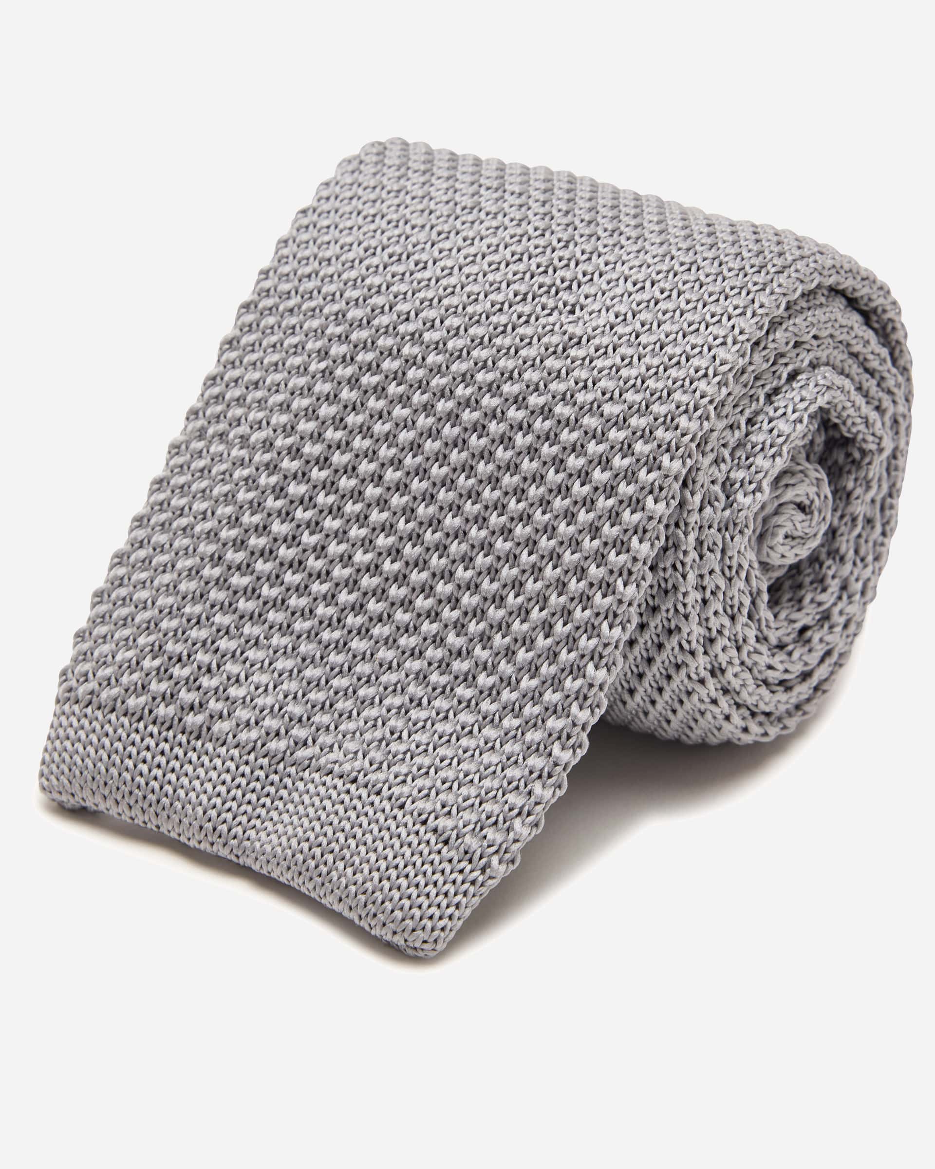 melt the lady crush tie knit gray - ワンピース