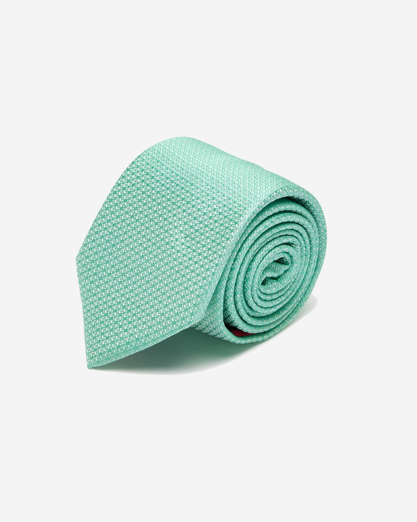 Neon Green Jacquard Silk Tie - Buy Men's Ties online at Menzclub