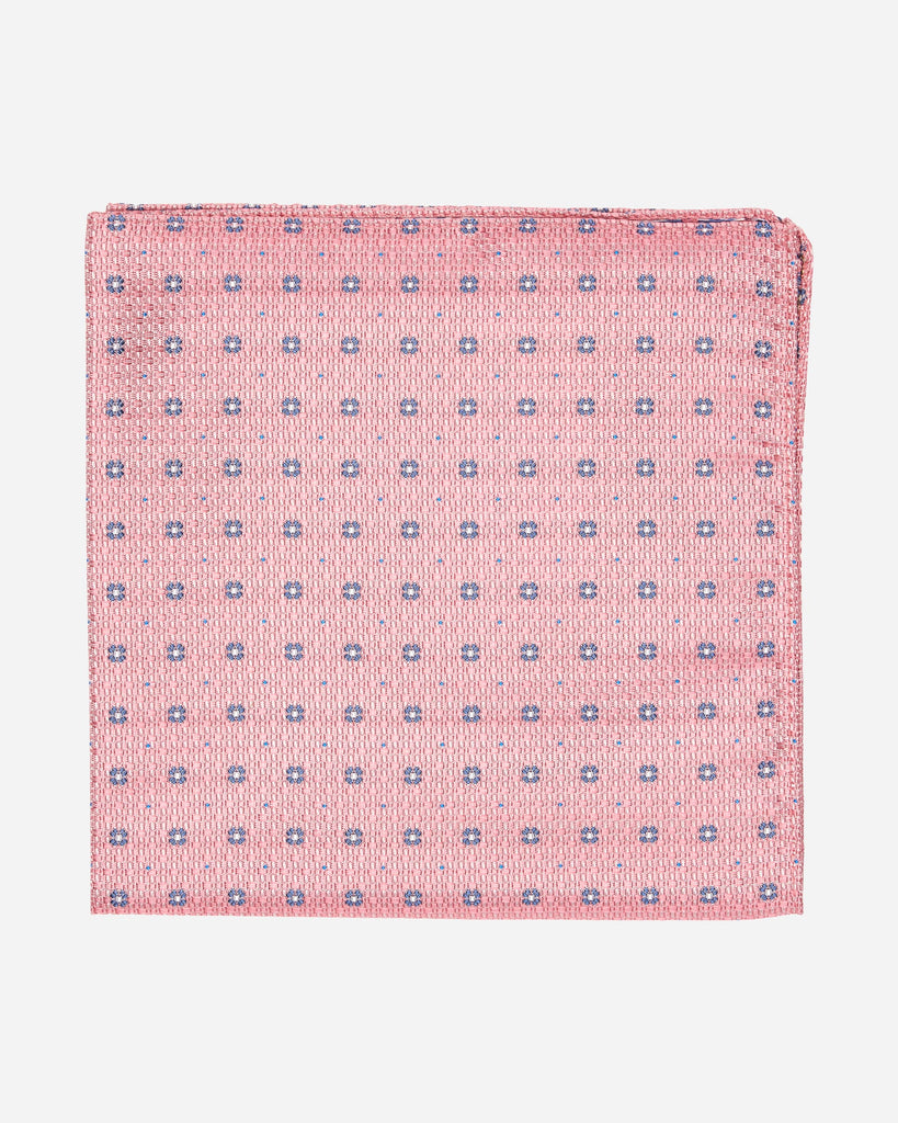 Pink Geometric Silk Pocket Square - Buy Men's Pocket Squares online at Menzclub