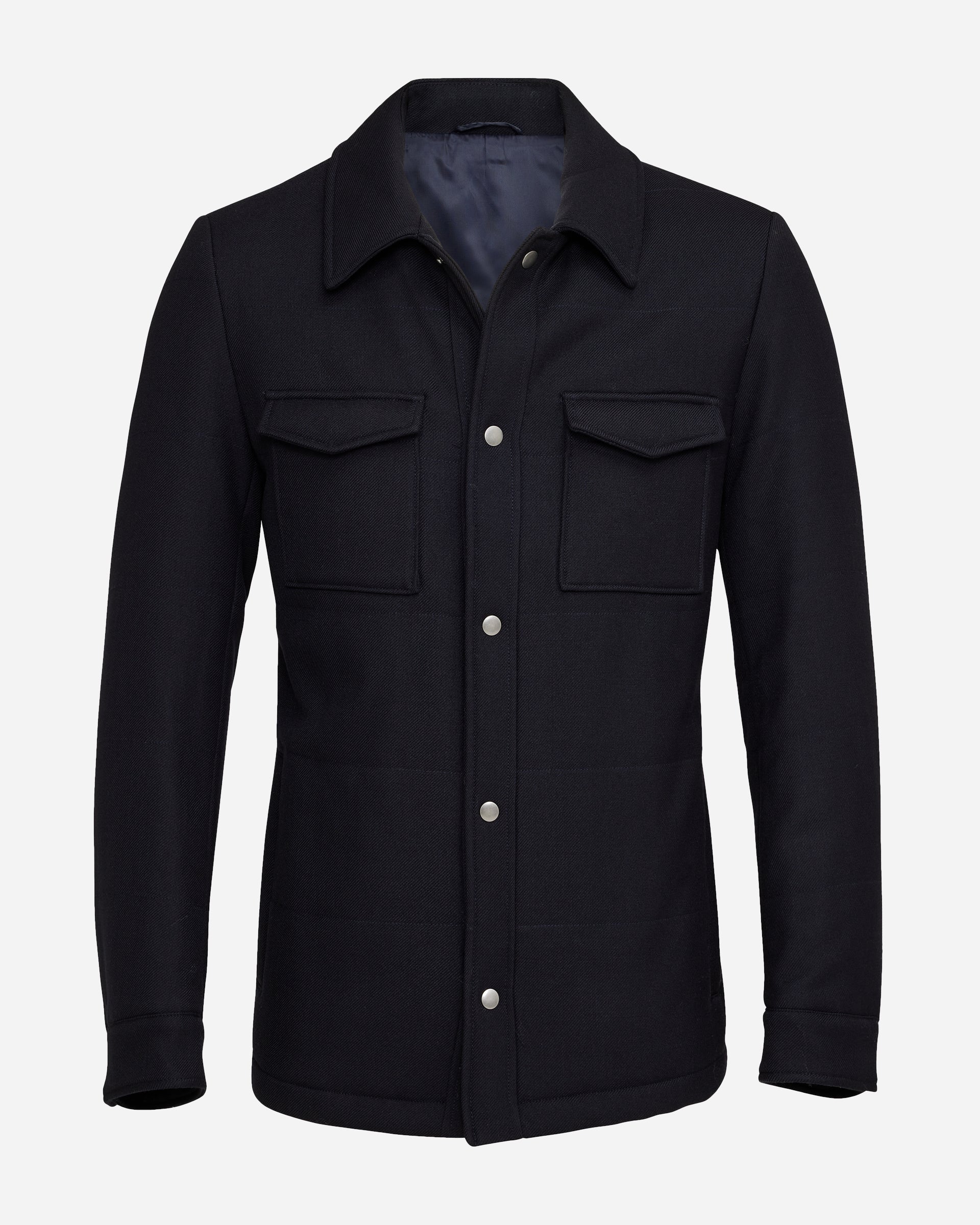 Single Breasted Coat with Pockets - Men's Coats at Menzclub