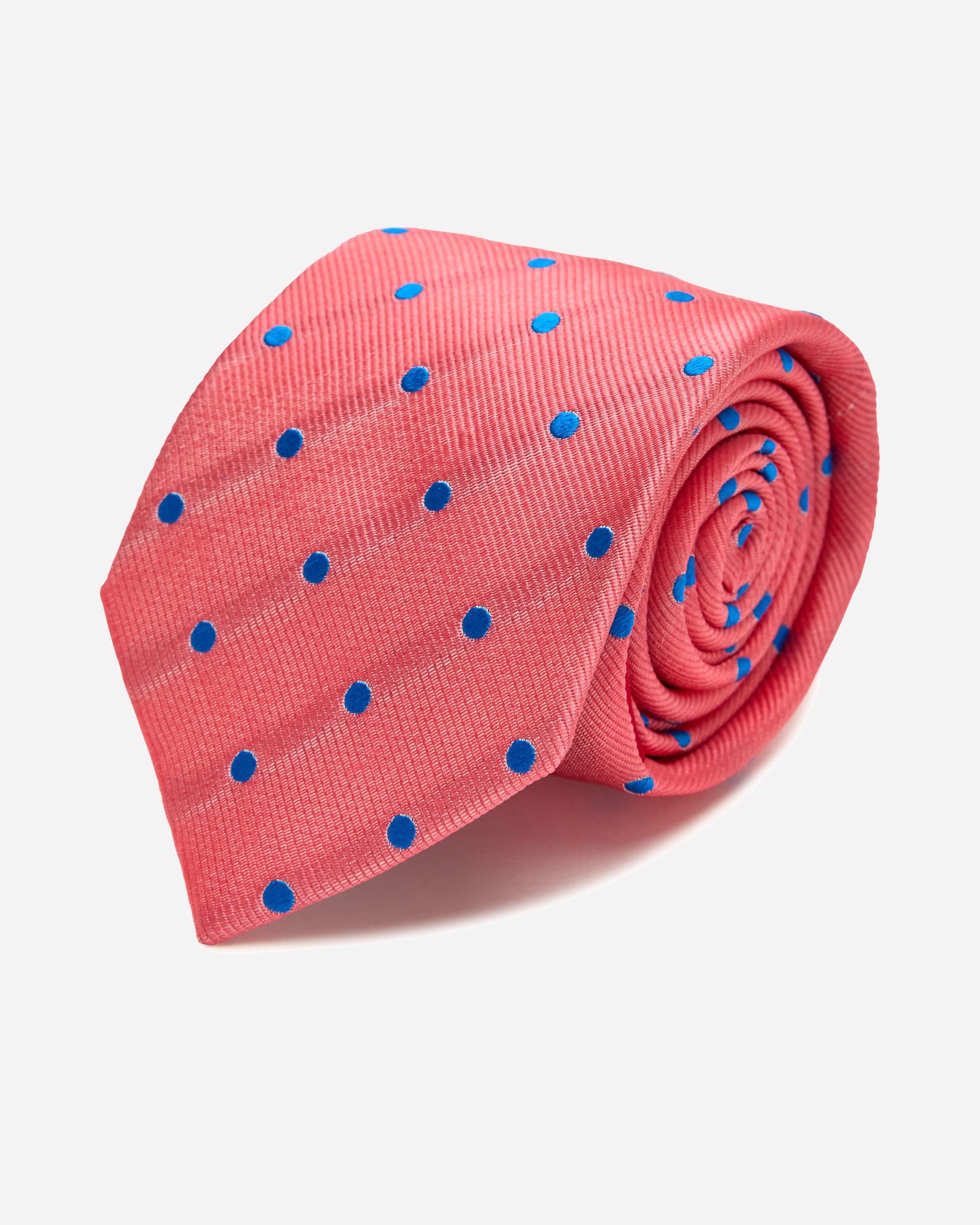 Vista Pink Silk Tie - Men's Ties at Menzclub