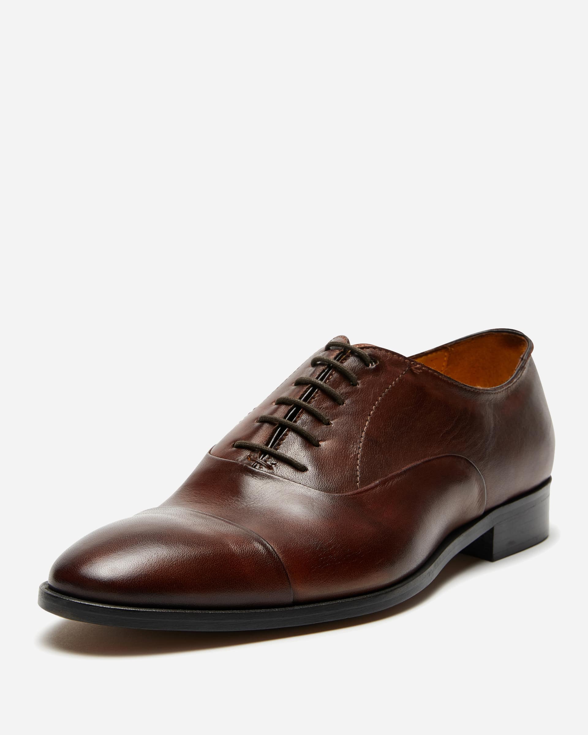 Oxford Shoe with Toe Cap - Men's Lace Up at Menzclub