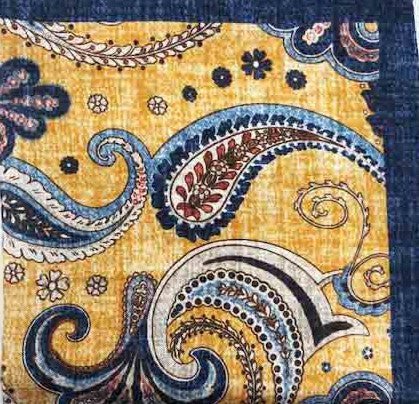 Renai Yellow Pocket Square - Men's Pocket Squares at Menzclub