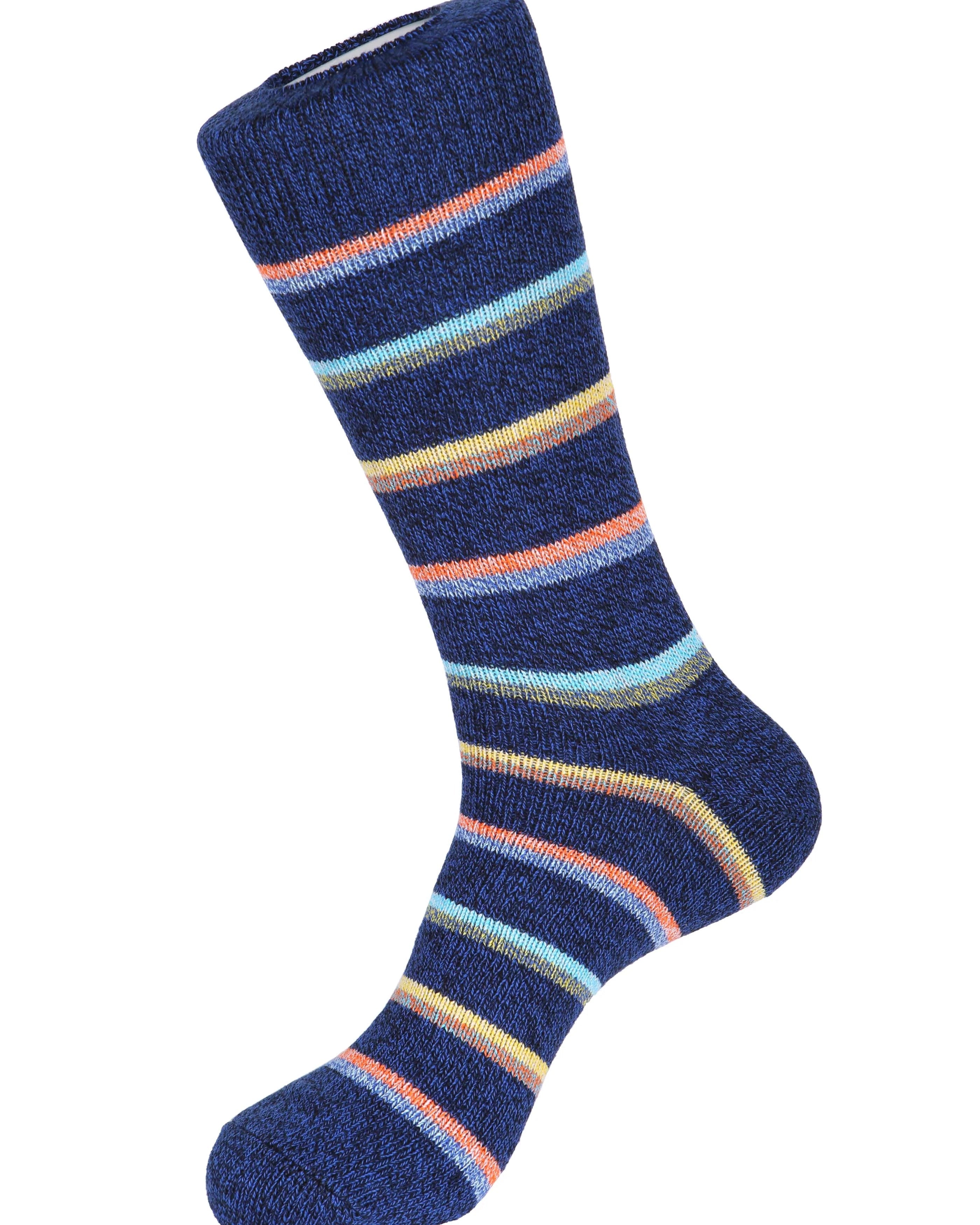 Sailor Stripe Boot Socks - Men's Socks at Menzclub