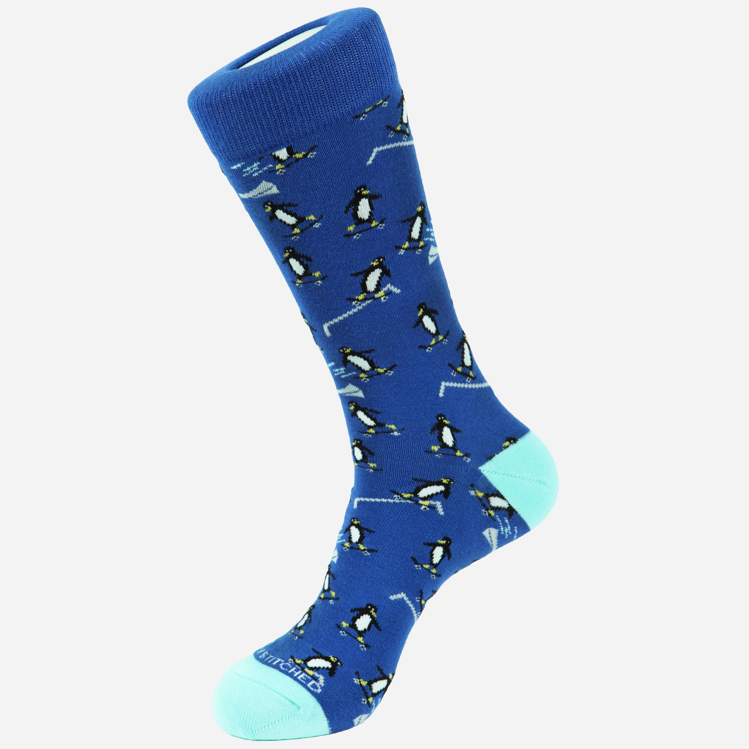 Skateboarding Penguins Socks - Men's Socks at Menzclub